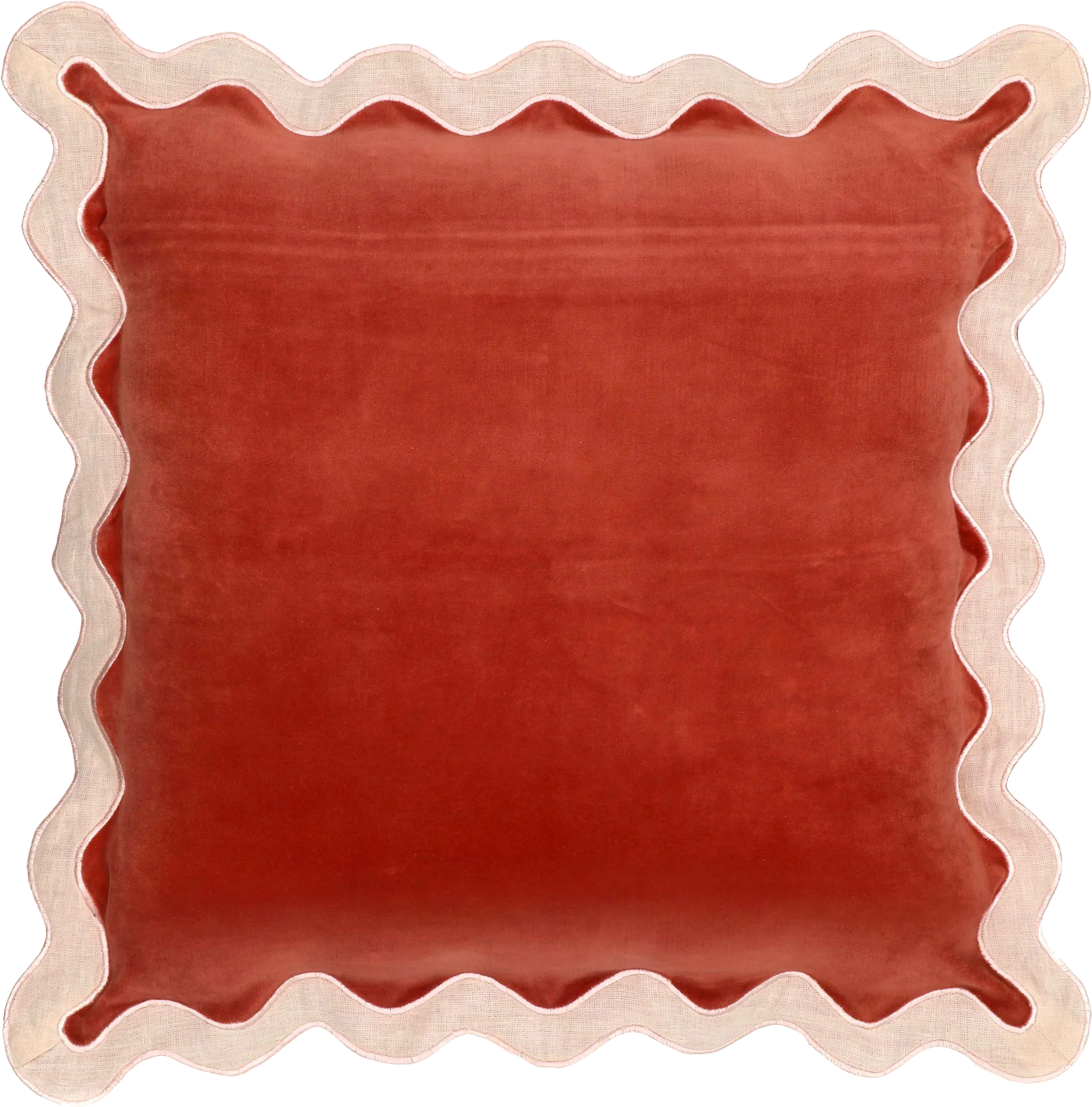 Lafora Cream and Rust Accent Pillow - Thumbnail - Image 1