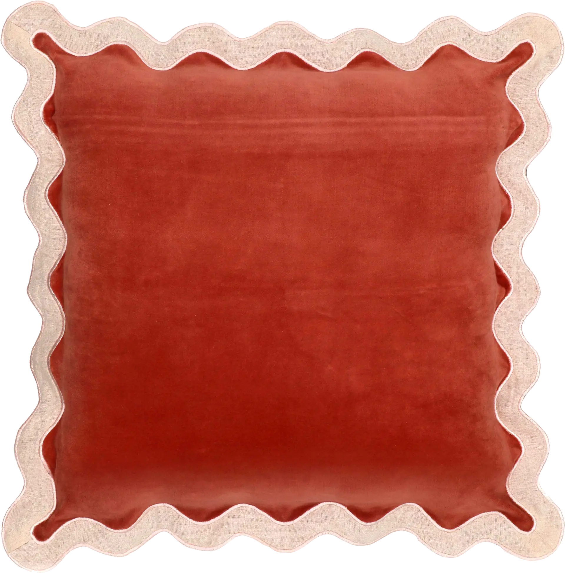 Lafora Cream and Rust Accent Pillow