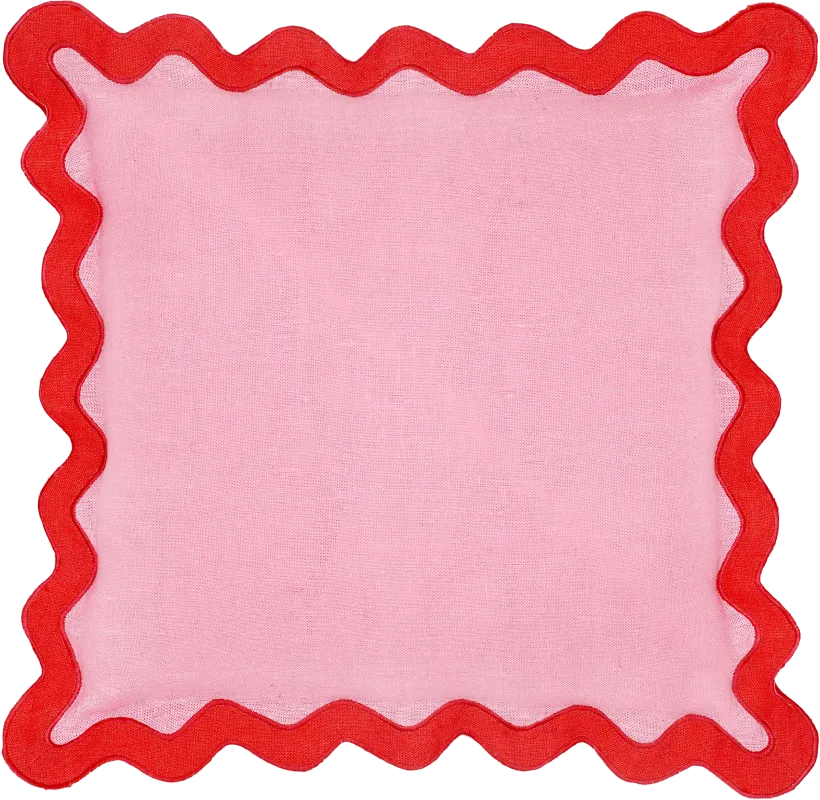 Lafora Rust and Pink Accent Pillow