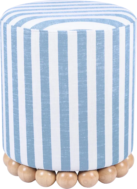 Fosbak Blue Ottoman