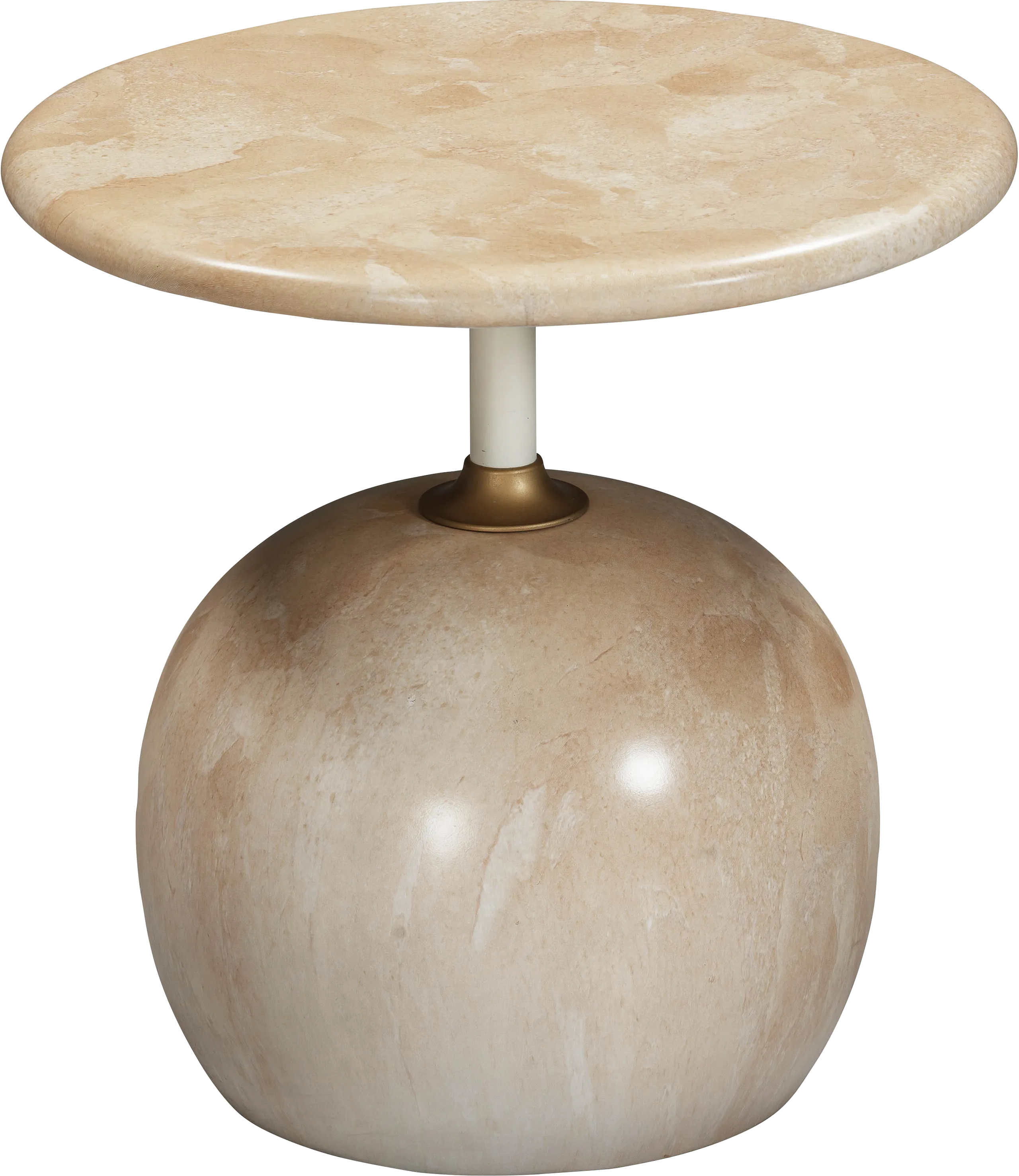 Jeffersonian Beige Accent Table - Thumbnail - Image 1