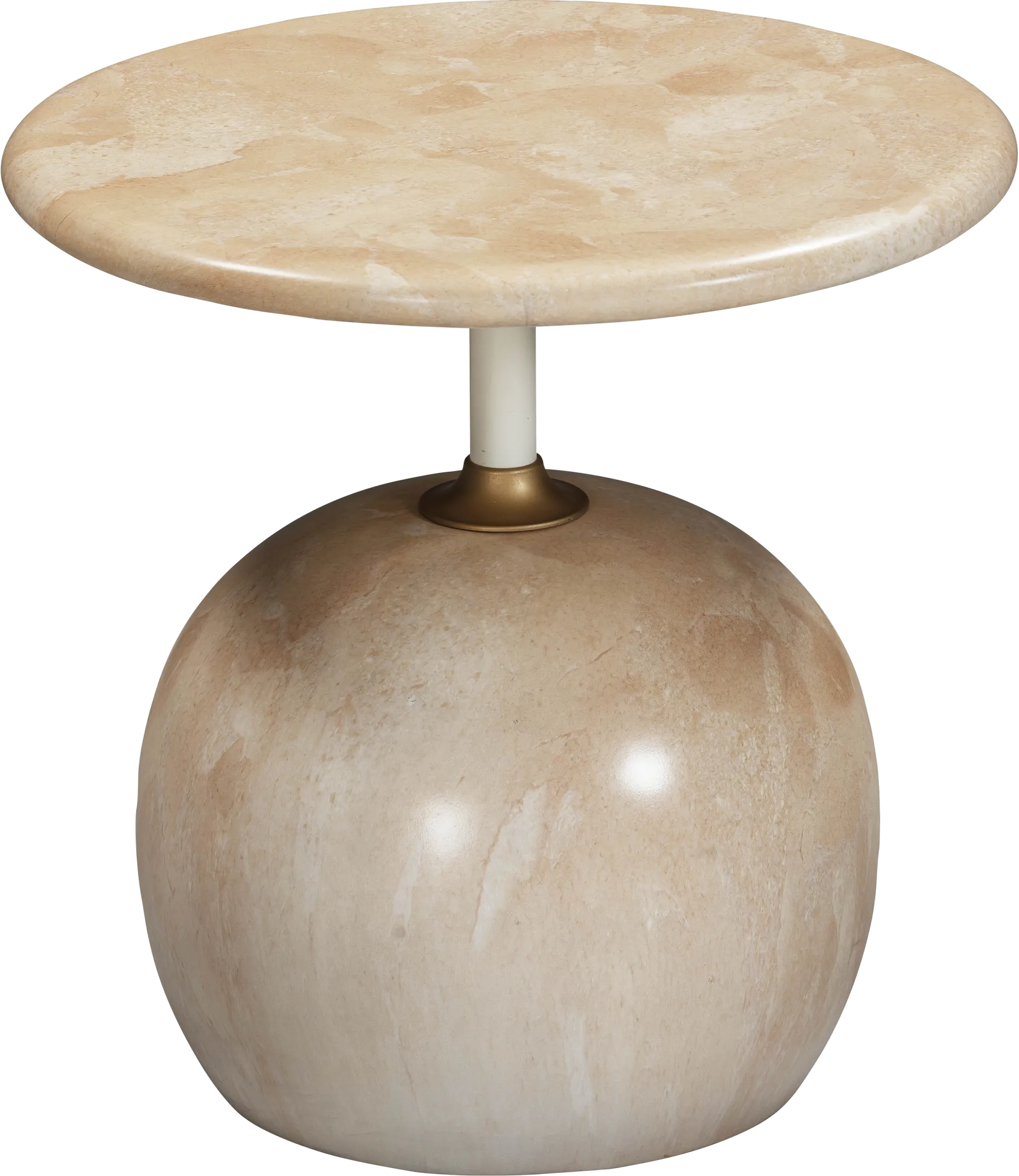 Jeffersonian Beige Accent Table - Image 1
