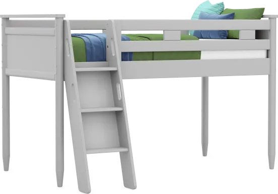 Kids Modern Colors Light Gray Twin Loft