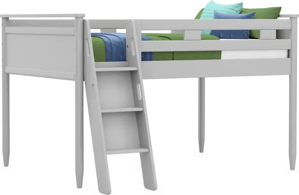 Kids Modern Colors Light Gray Full Loft