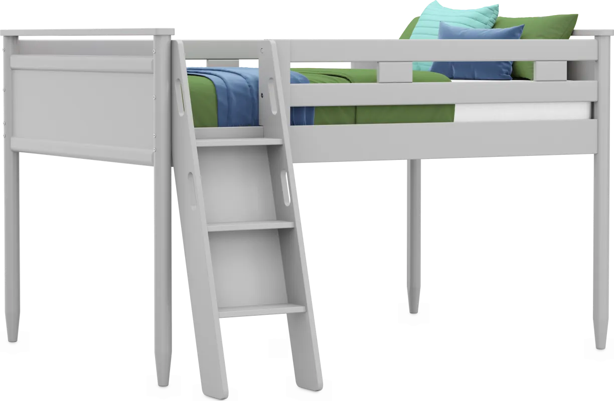 Kids Modern Colors Light Gray Full Loft
