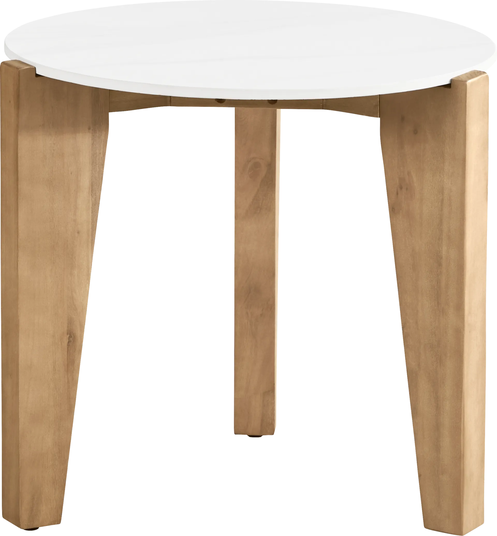 Tessere White Outdoor End Table - Image 2