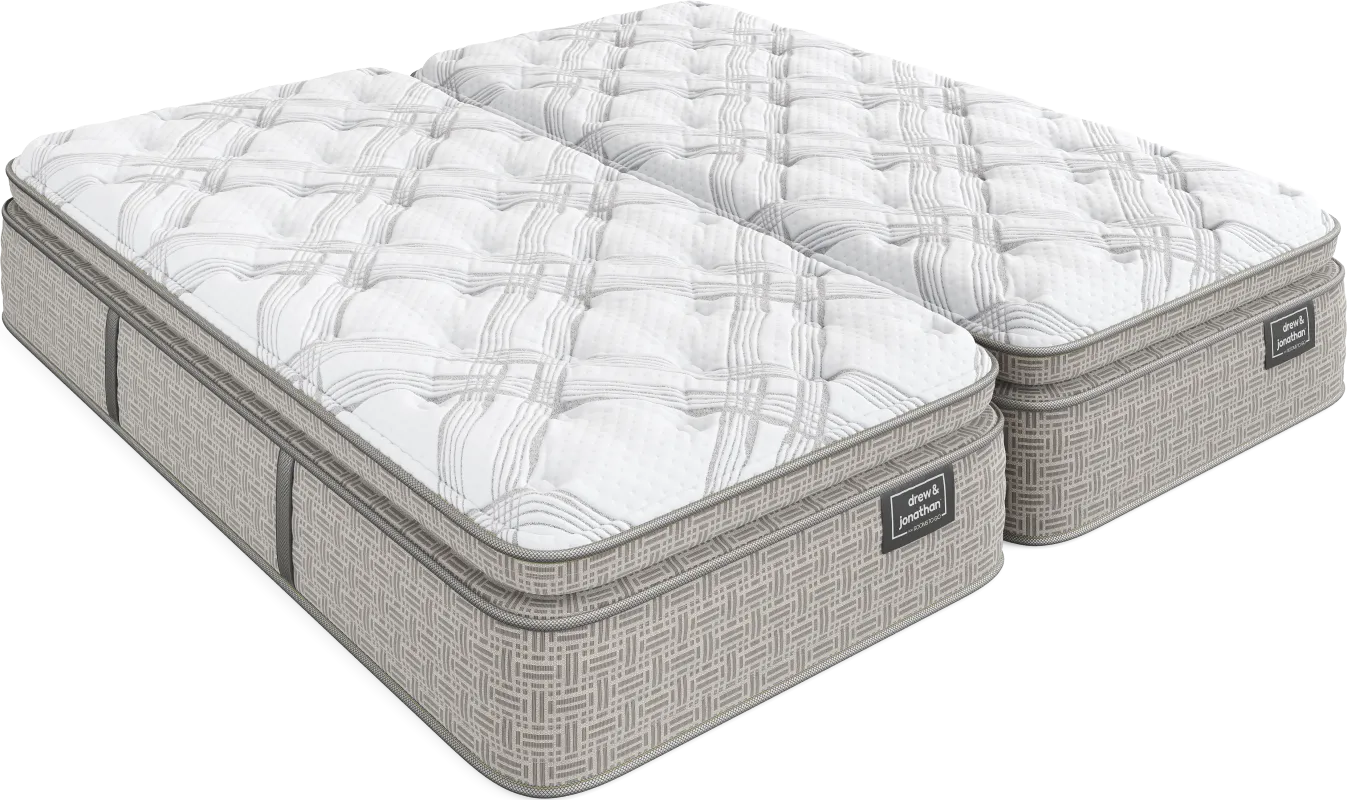 Drew & Jonathan Arada Canyon Split King Mattress with Head Up Only Base