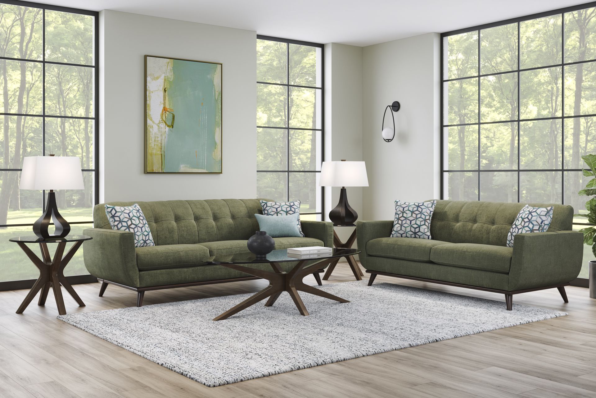 East Side Avocado 5 Pc Living Room - Image 1