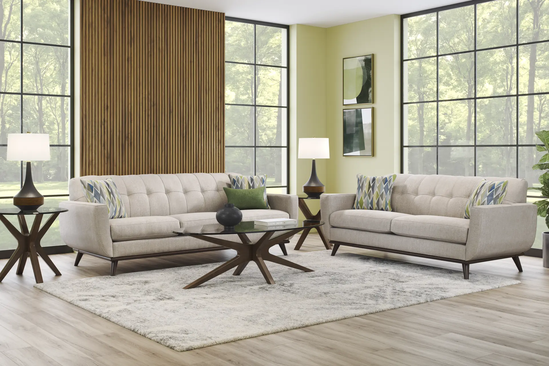 East Side Mushroom 2 Pc Living Room