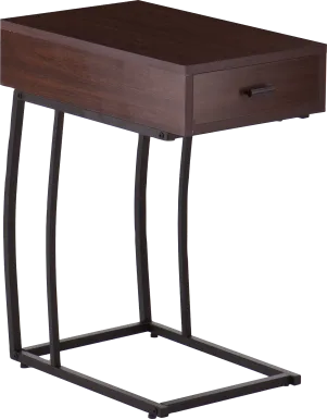 Palmcrest Walnut Accent Table