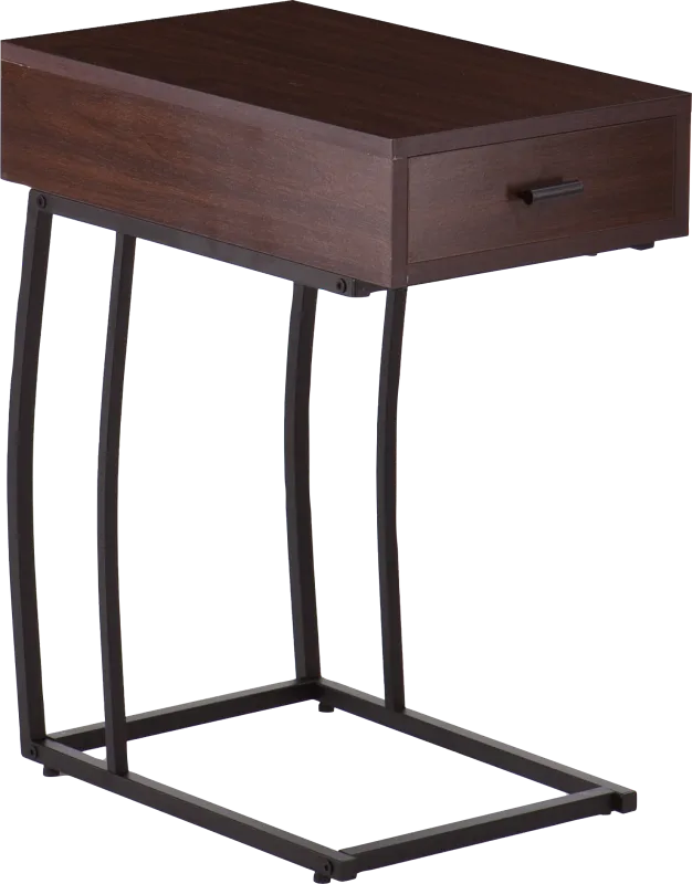 Palmcrest Walnut Accent Table