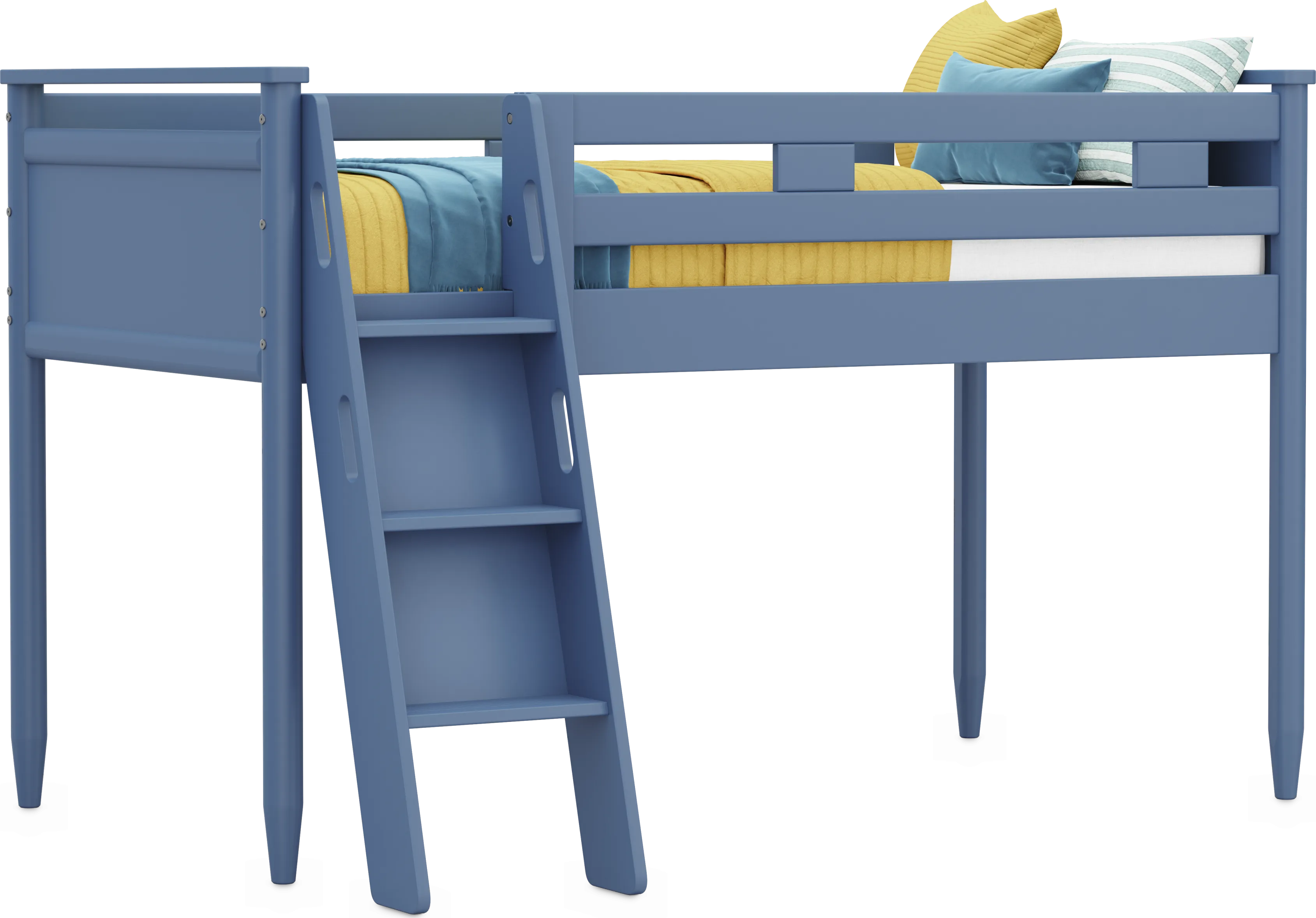 Kids Modern Colors Slate Blue Twin Loft - Thumbnail - Image 1