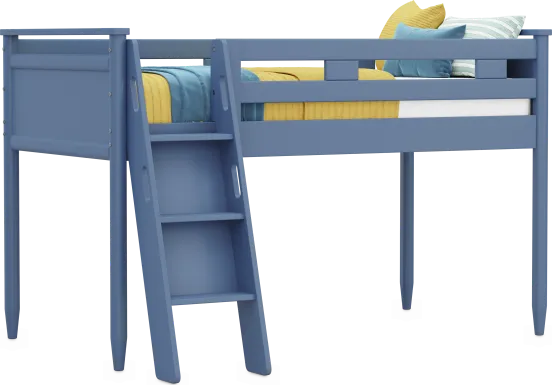 Kids Modern Colors Slate Blue Twin Loft