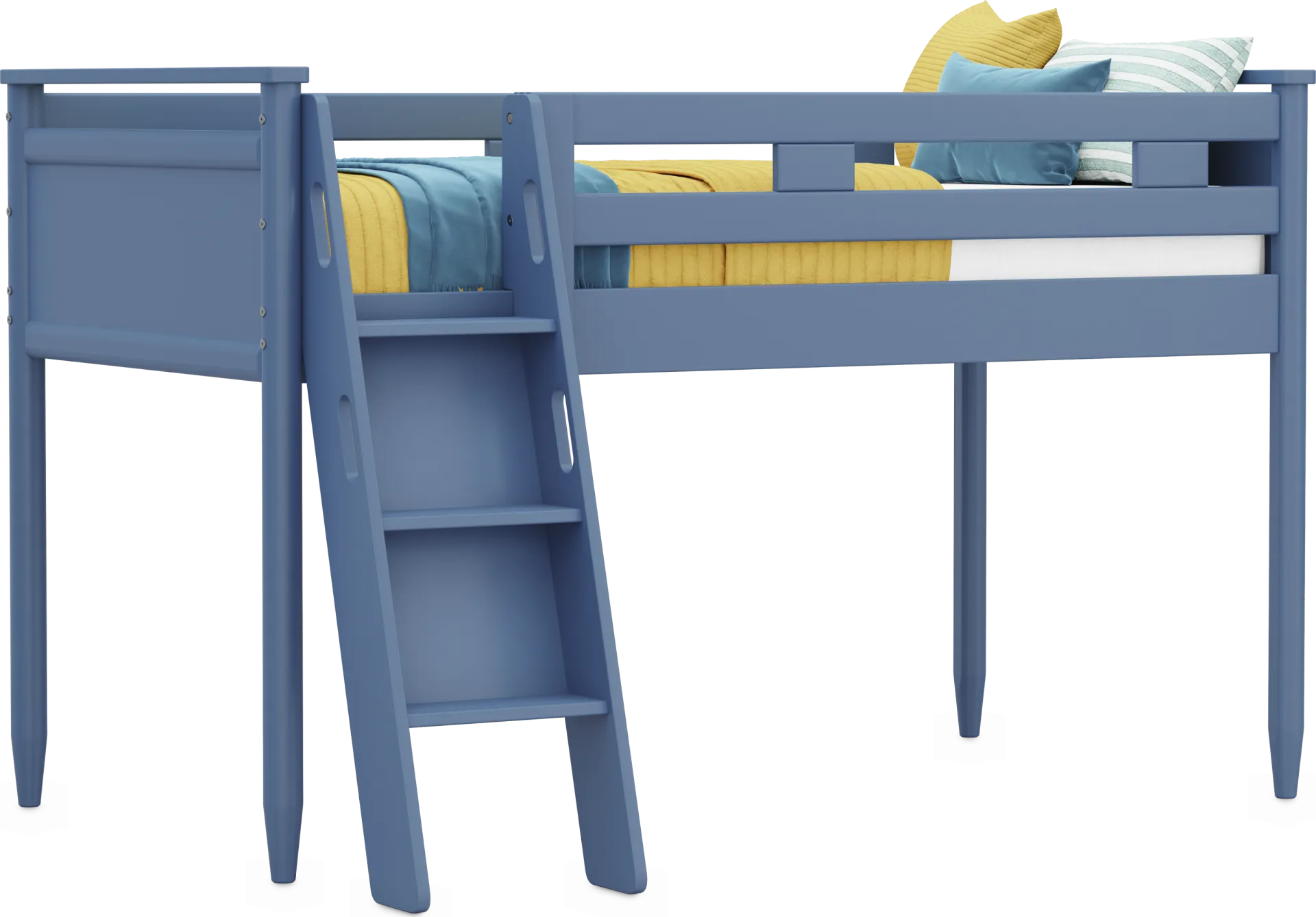 Kids Modern Colors Slate Blue Twin Loft - Image 1