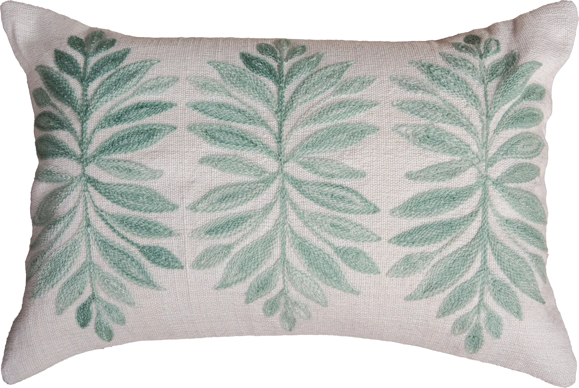 Floris Green Indoor/Outdoor Accent Pillow - Image 1