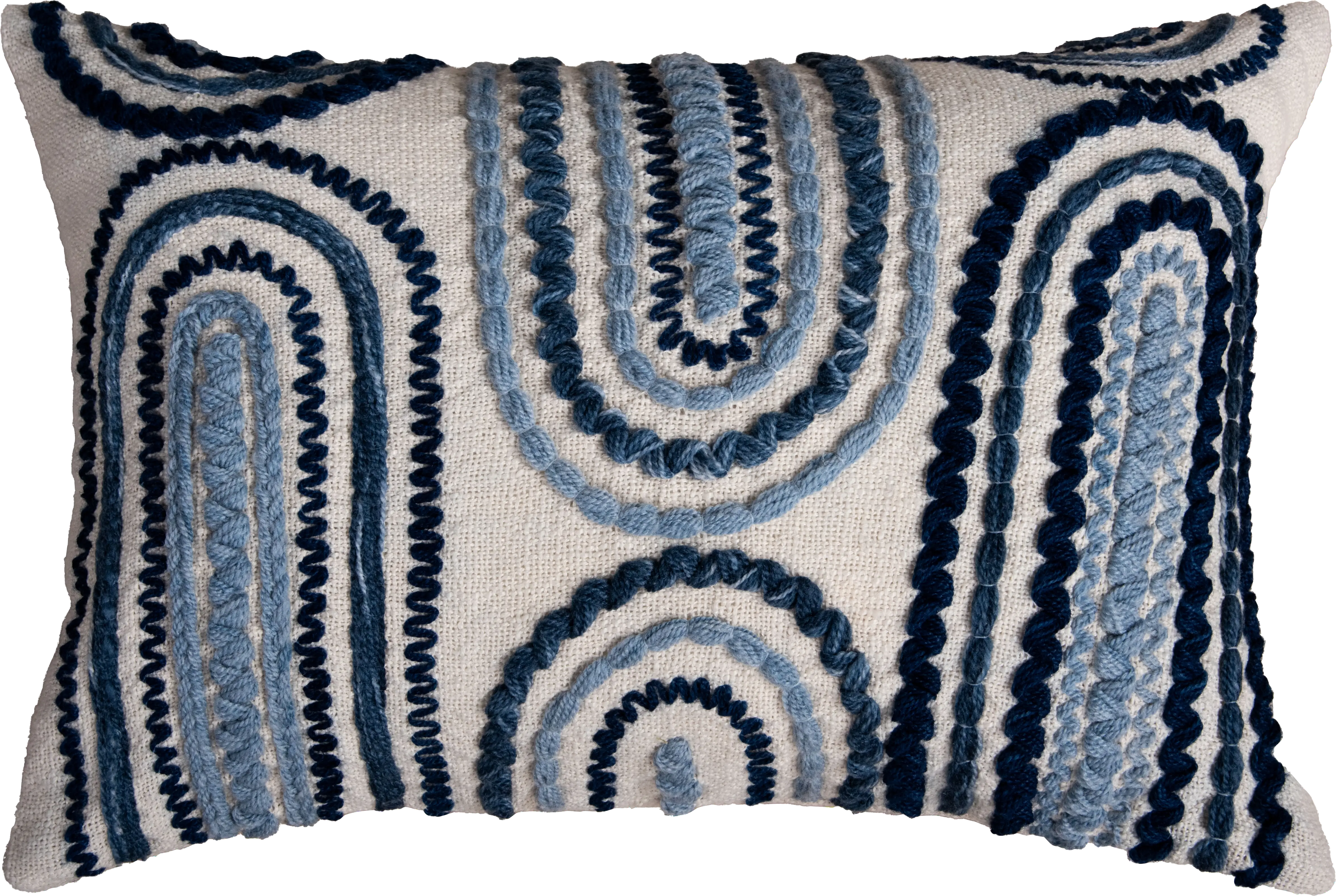 Drumm Blue Indoor/Outdoor Accent Pillow - Thumbnail - Image 1