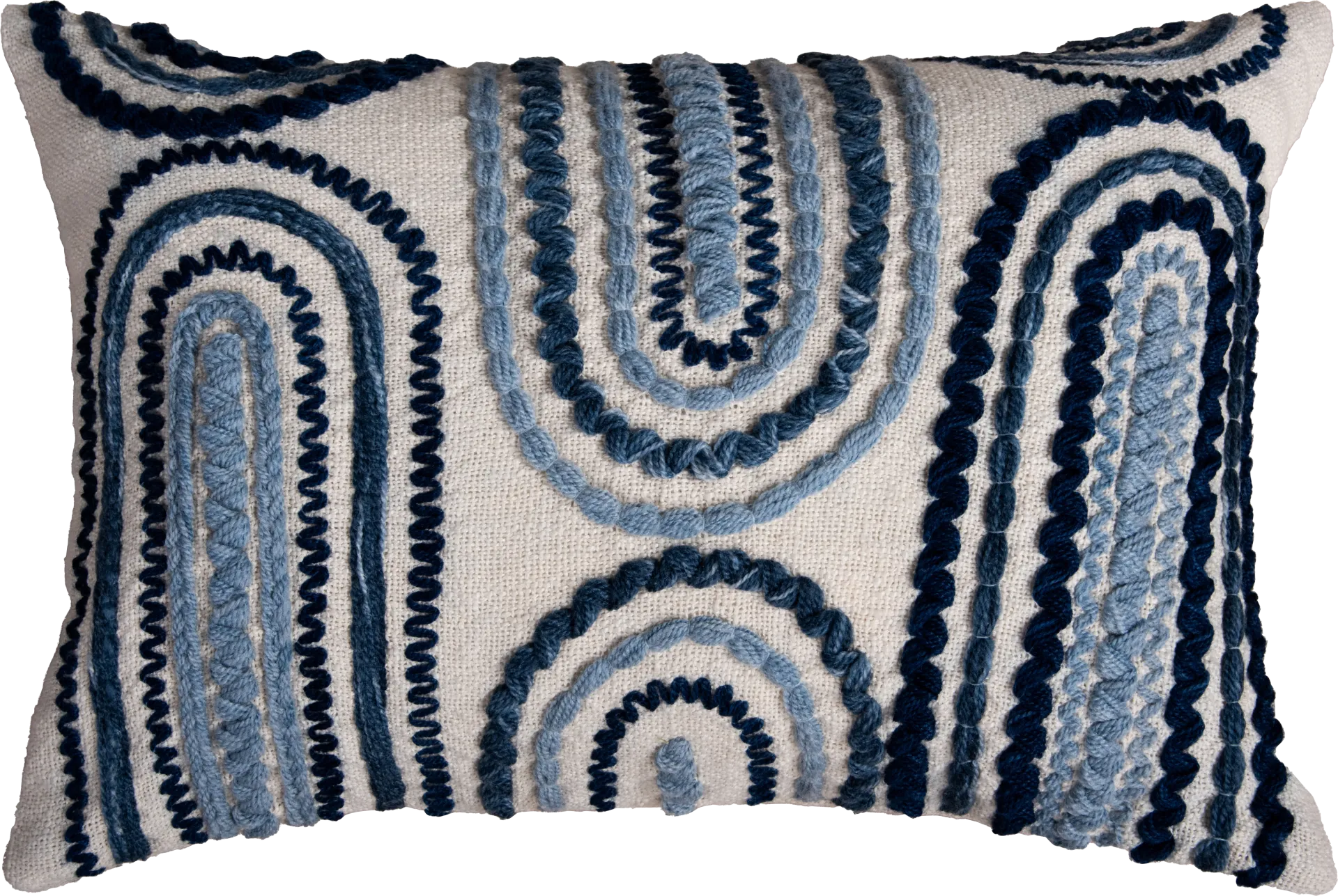 Drumm Blue Indoor/Outdoor Accent Pillow - Image 1