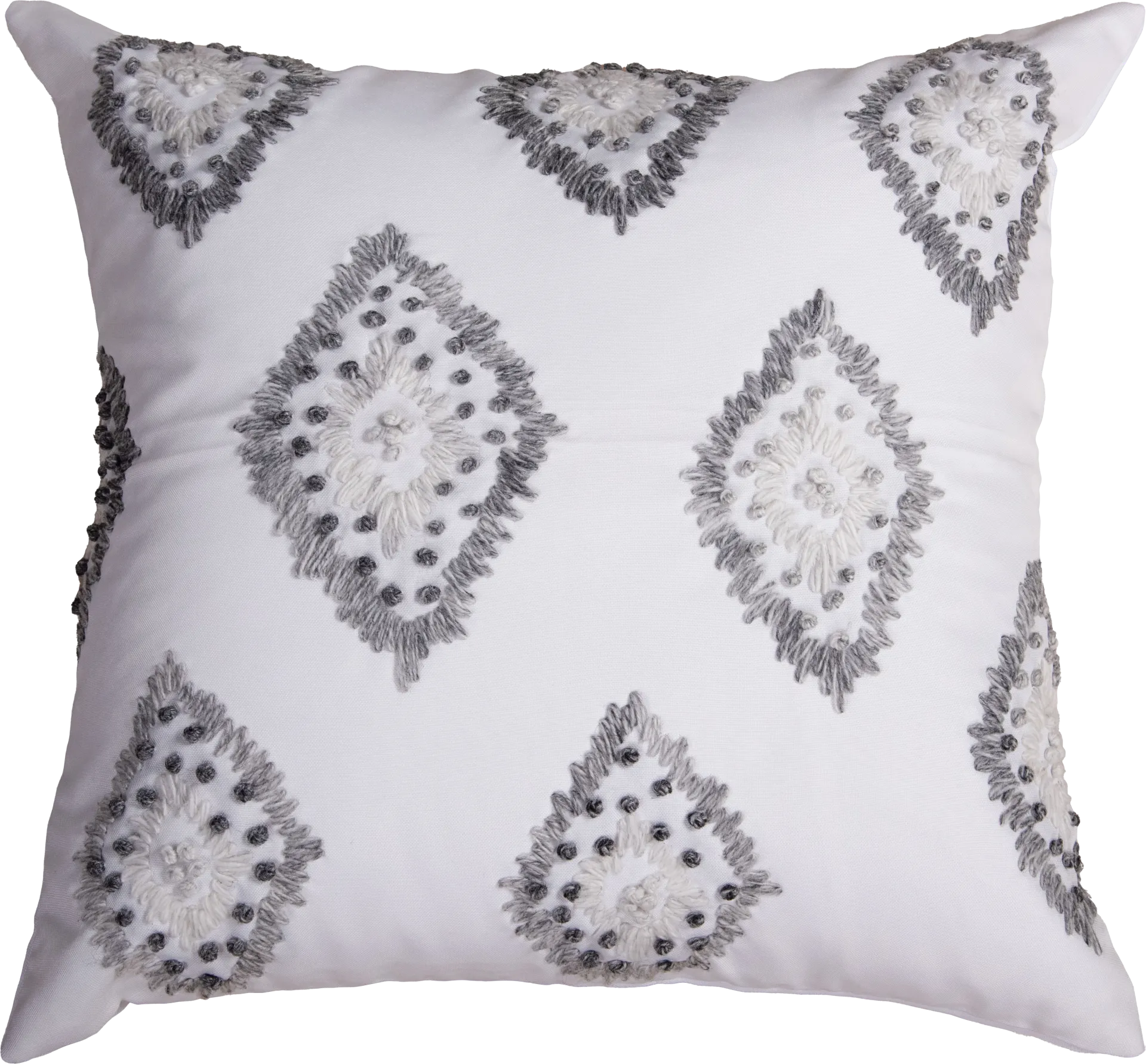 Litre Gray Indoor/Outdoor Accent Pillow - Image 1