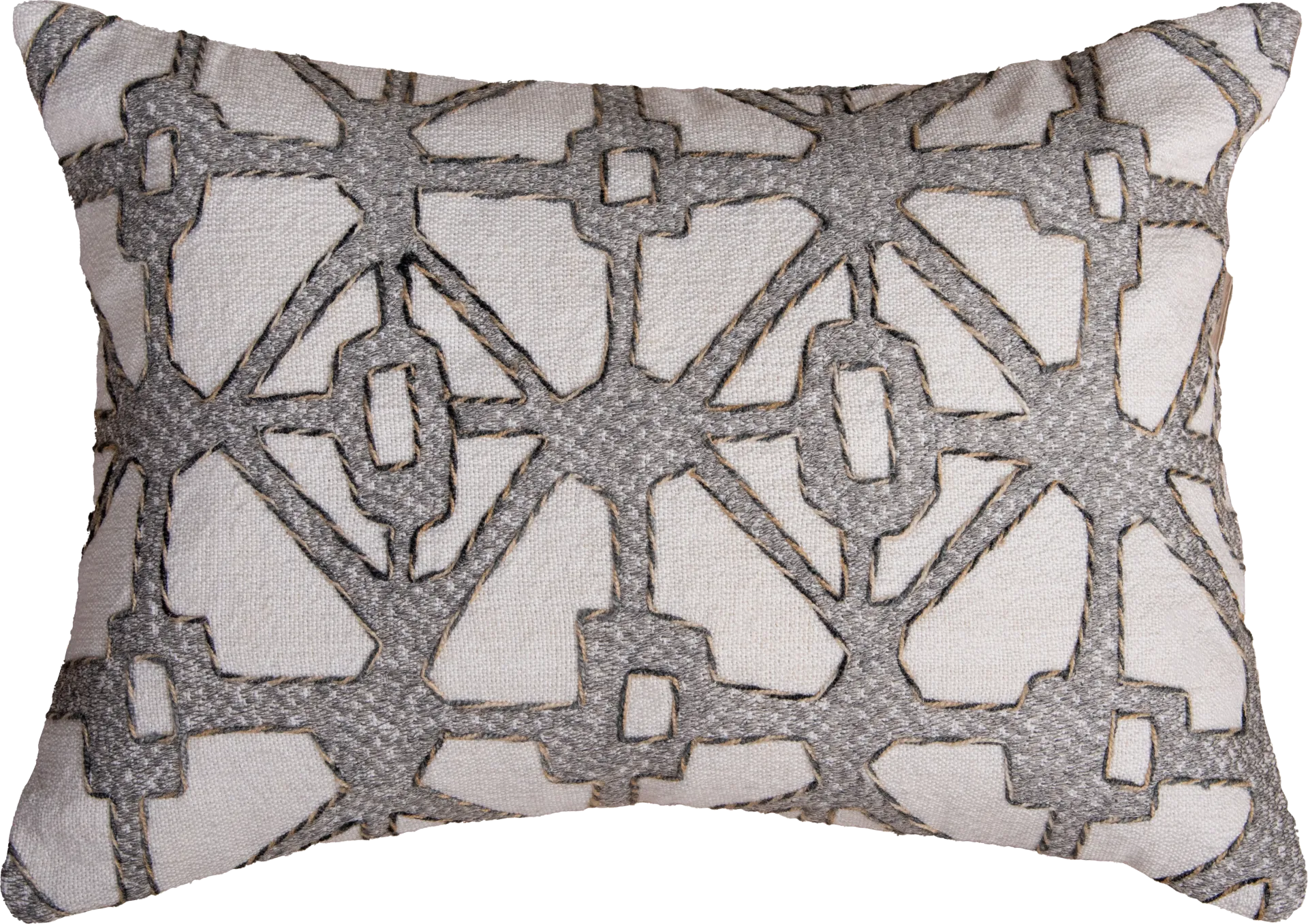 Valbe Gray Indoor/Outdoor Accent Pillow - Image 1