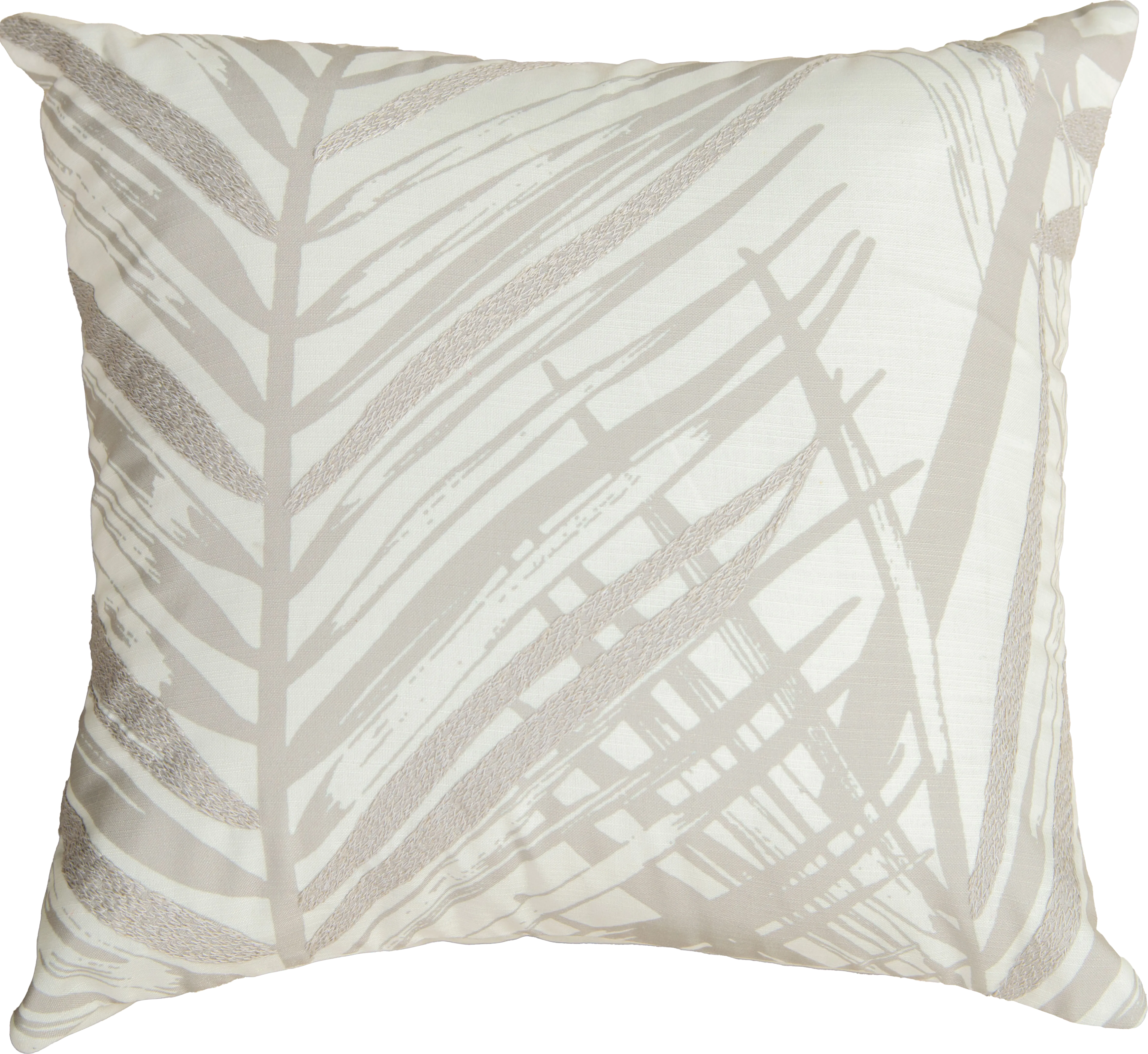 Palmus Gray Indoor/Outdoor Accent Pillow - Thumbnail - Image 1