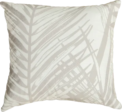Palmus Gray Indoor/Outdoor Accent Pillow