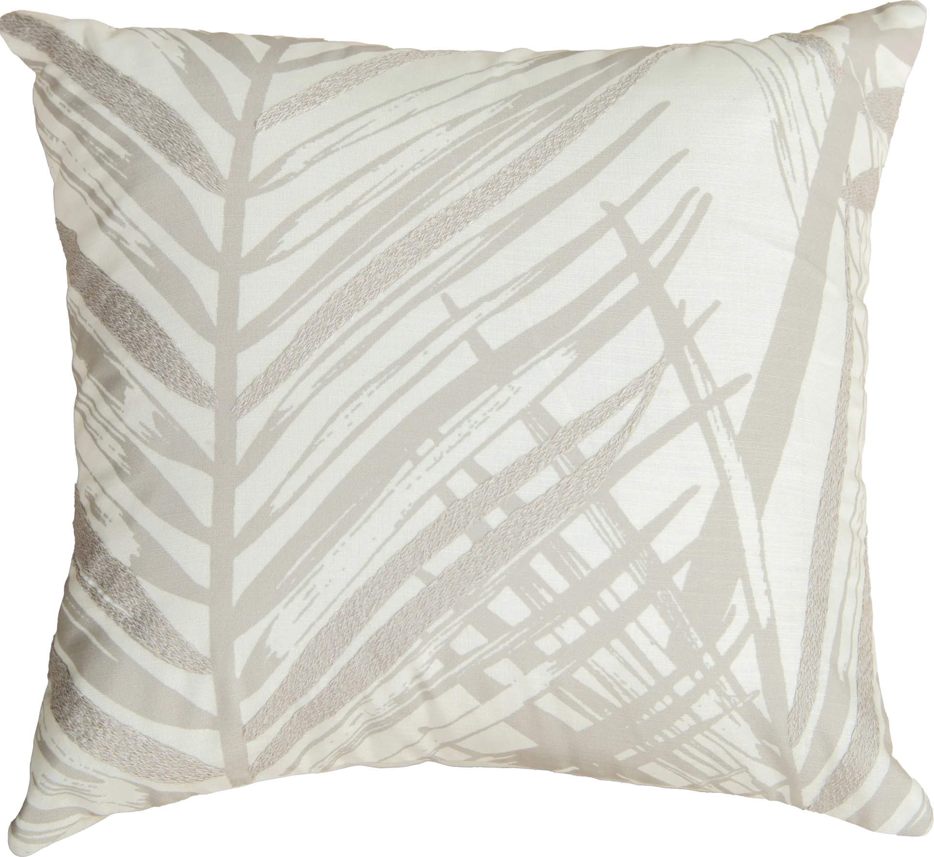 Palmus Gray Indoor/Outdoor Accent Pillow - Image 1