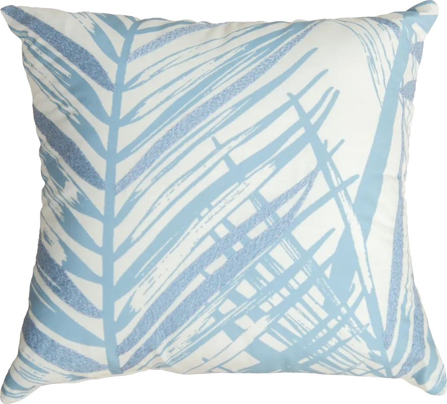 Palmus Blue Indoor/Outdoor Accent Pillow