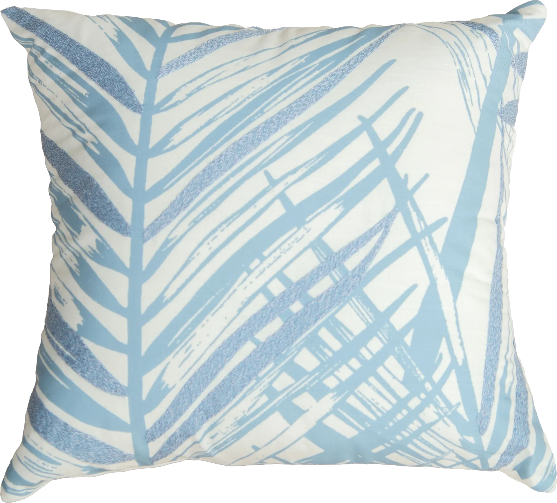 Palmus Blue Indoor/Outdoor Accent Pillow - Image 1