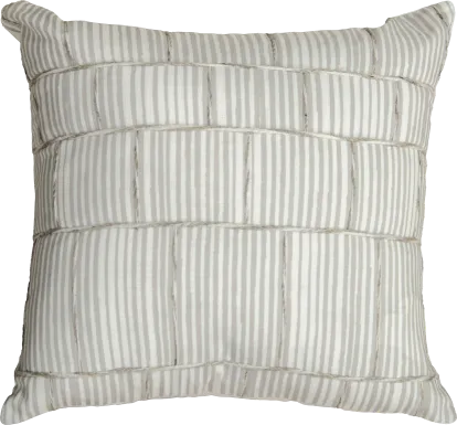 Katrin Gray Indoor/Outdoor Accent Pillow