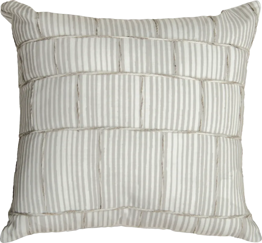 Katrin Gray Indoor/Outdoor Accent Pillow