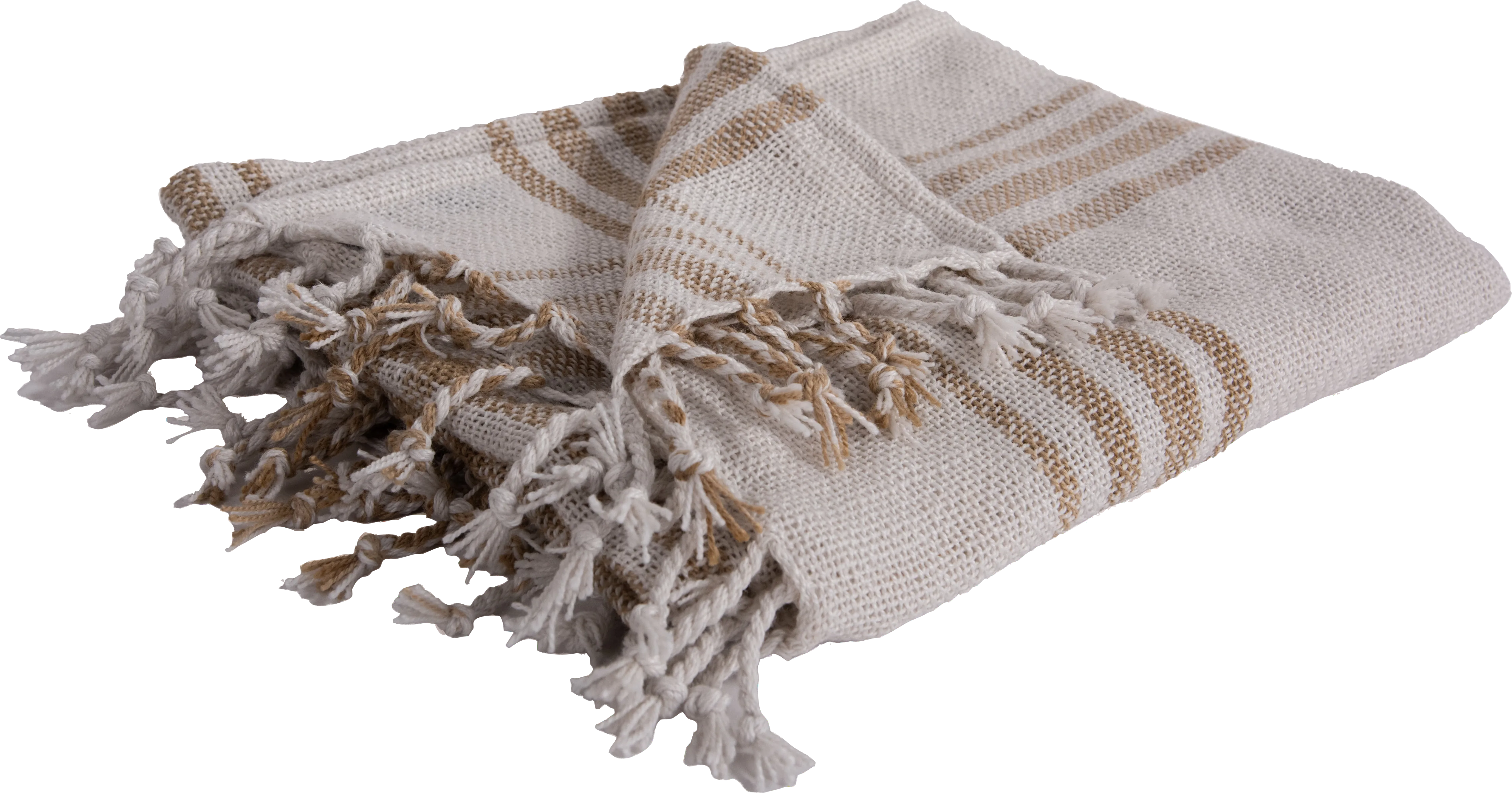 Eeva Natural Indoor/Outdoor Throw Blanket - Thumbnail - Image 1