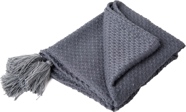 Tormi Charcoal Indoor/Outdoor Throw Blanket