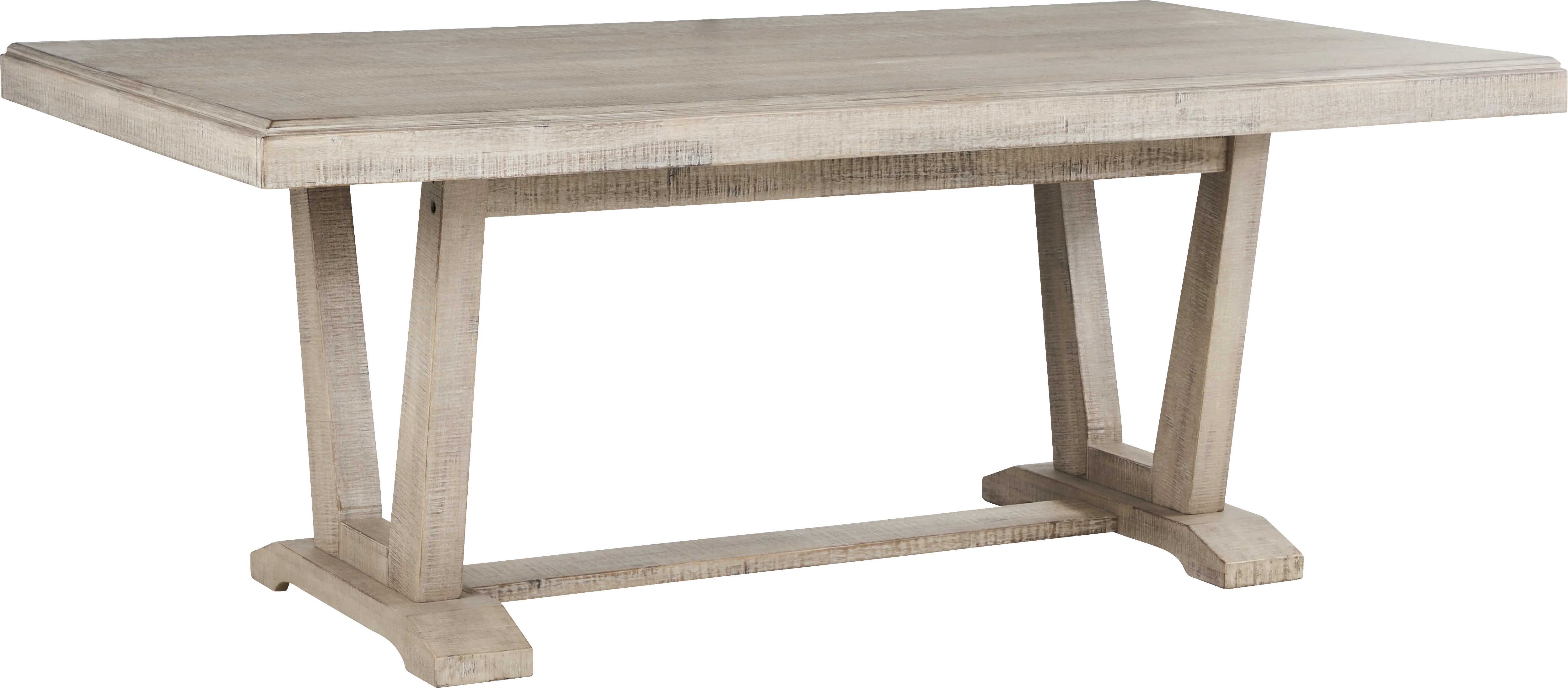 Hill Creek Natural Rectangle Dining Table - Thumbnail - Image 1
