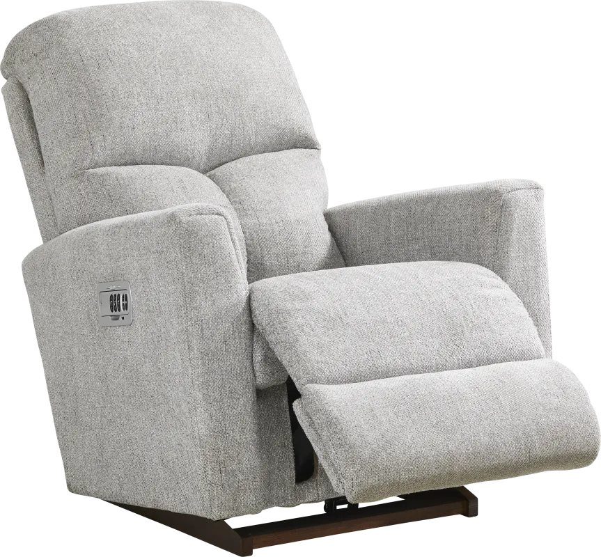 La-Z-Boy Hawthorn III Gray Dual Power Recliner