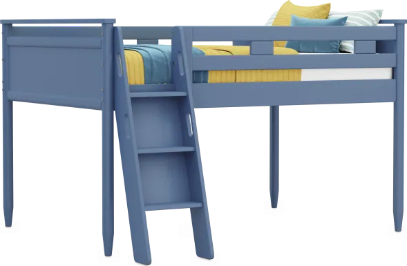 Kids Modern Colors Slate Blue Full Loft