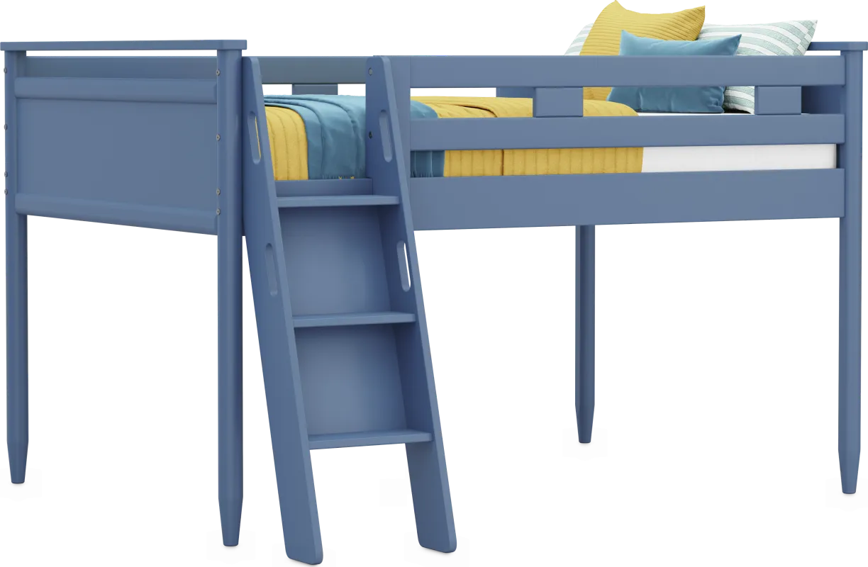 Kids Modern Colors Slate Blue Full Loft
