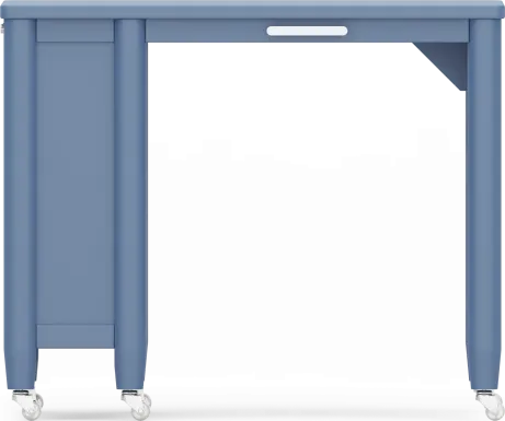 Kids Modern Colors Slate Blue Caster Desk