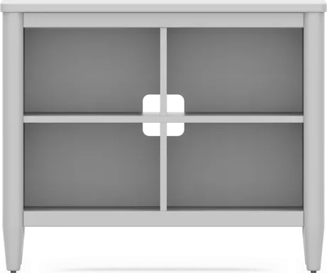 Kids Modern Colors Light Gray 37" Bookcase