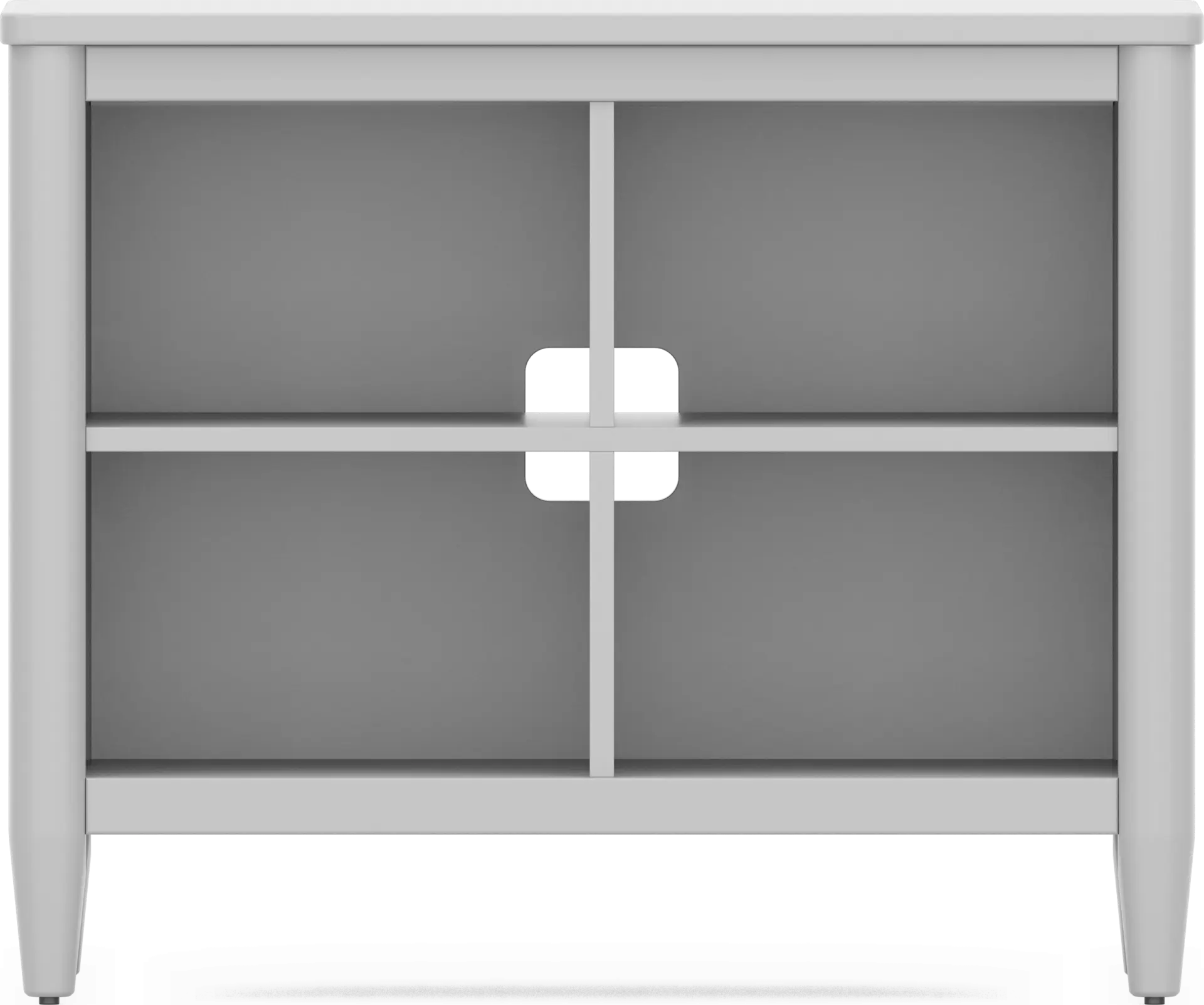 Kids Modern Colors Light Gray 37" Bookcase
