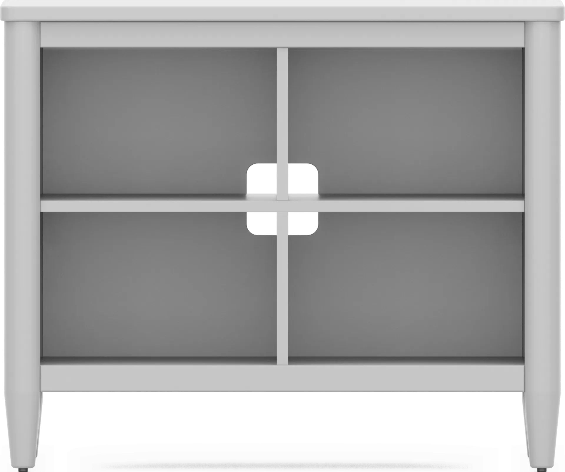 Kids Modern Colors Light Gray 37" Bookcase - Image 1