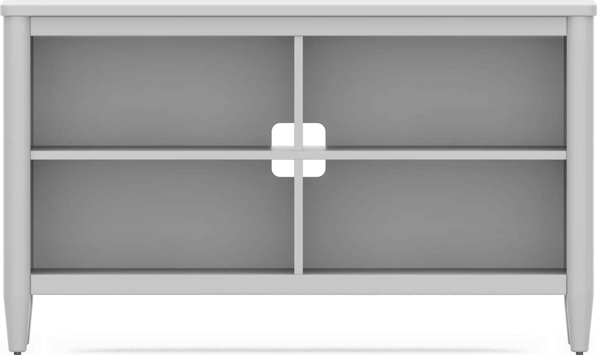 Kids Modern Colors Light Gray 52" Bookcase