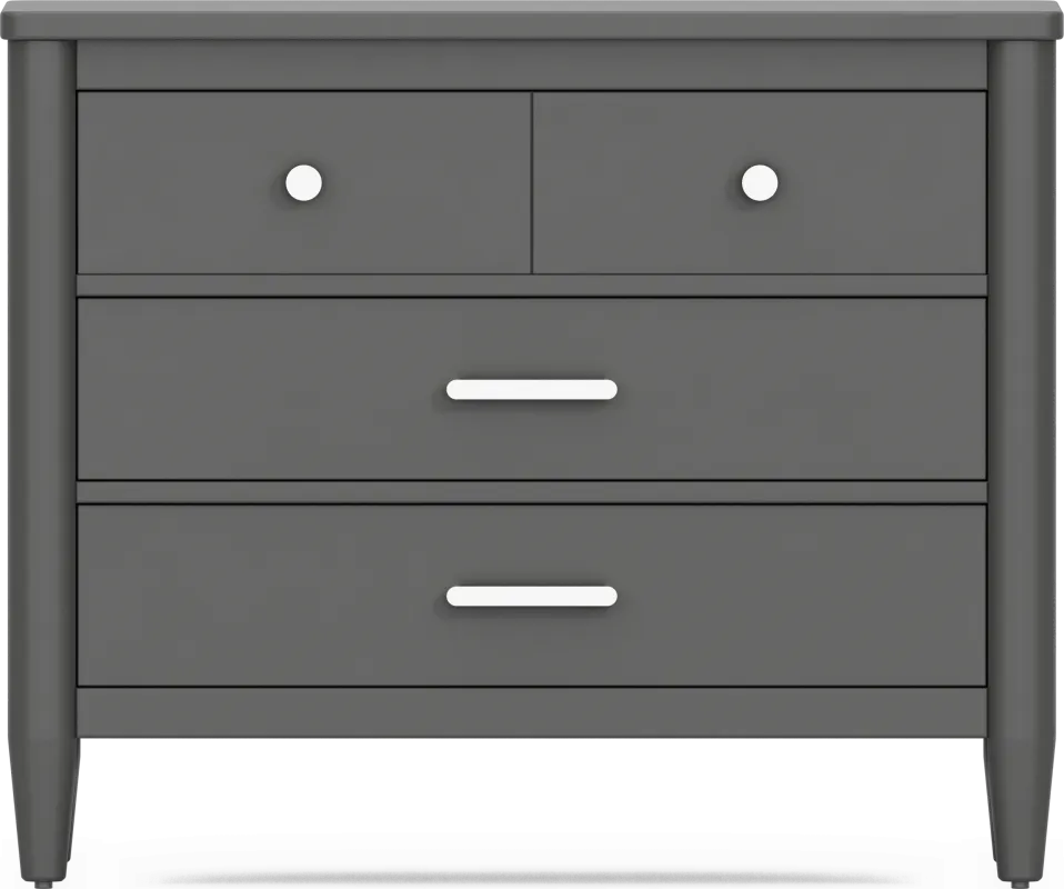 Kids Modern Colors Iron Ore Loft Chest