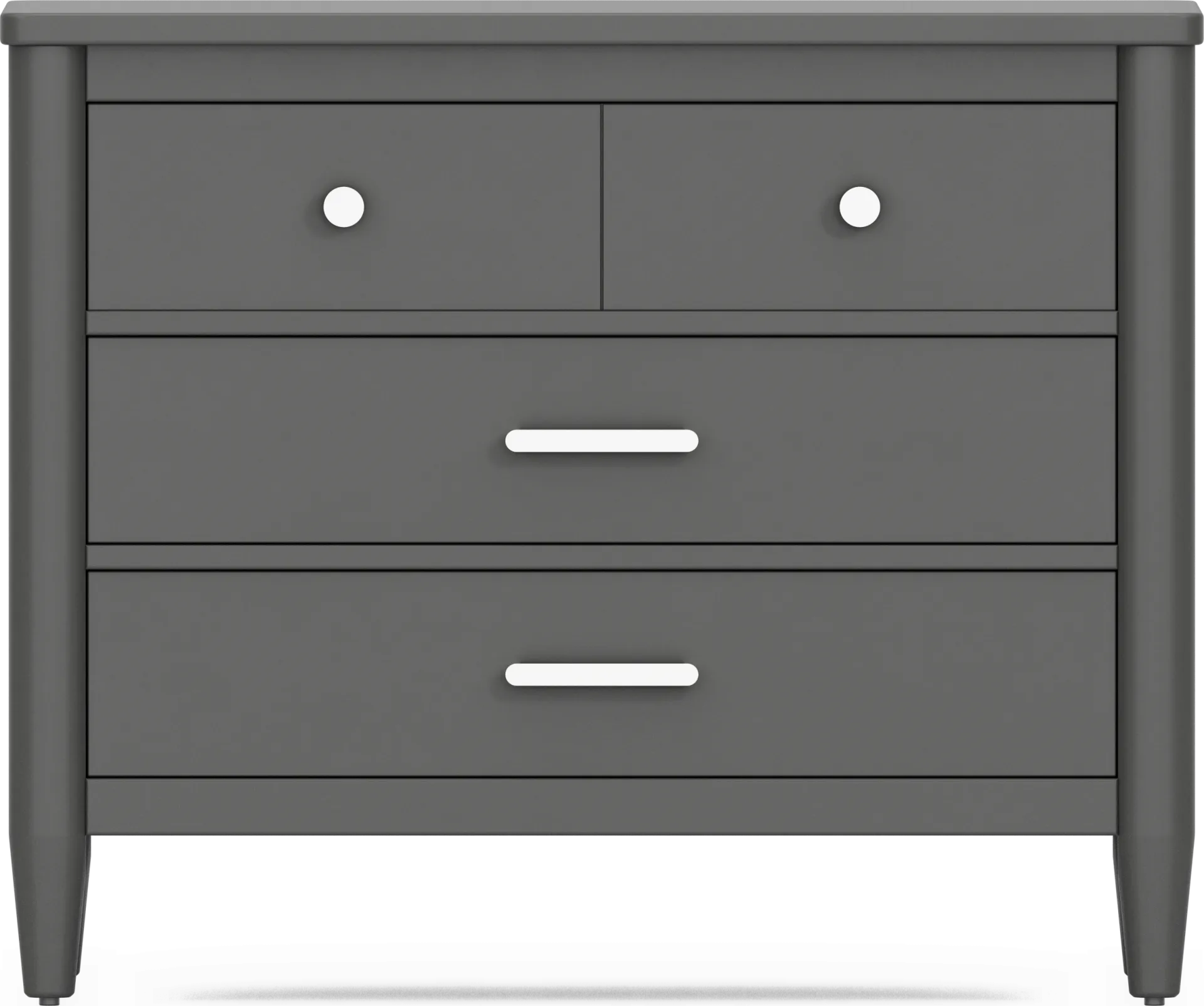 Kids Modern Colors Iron Ore Loft Chest - Image 1