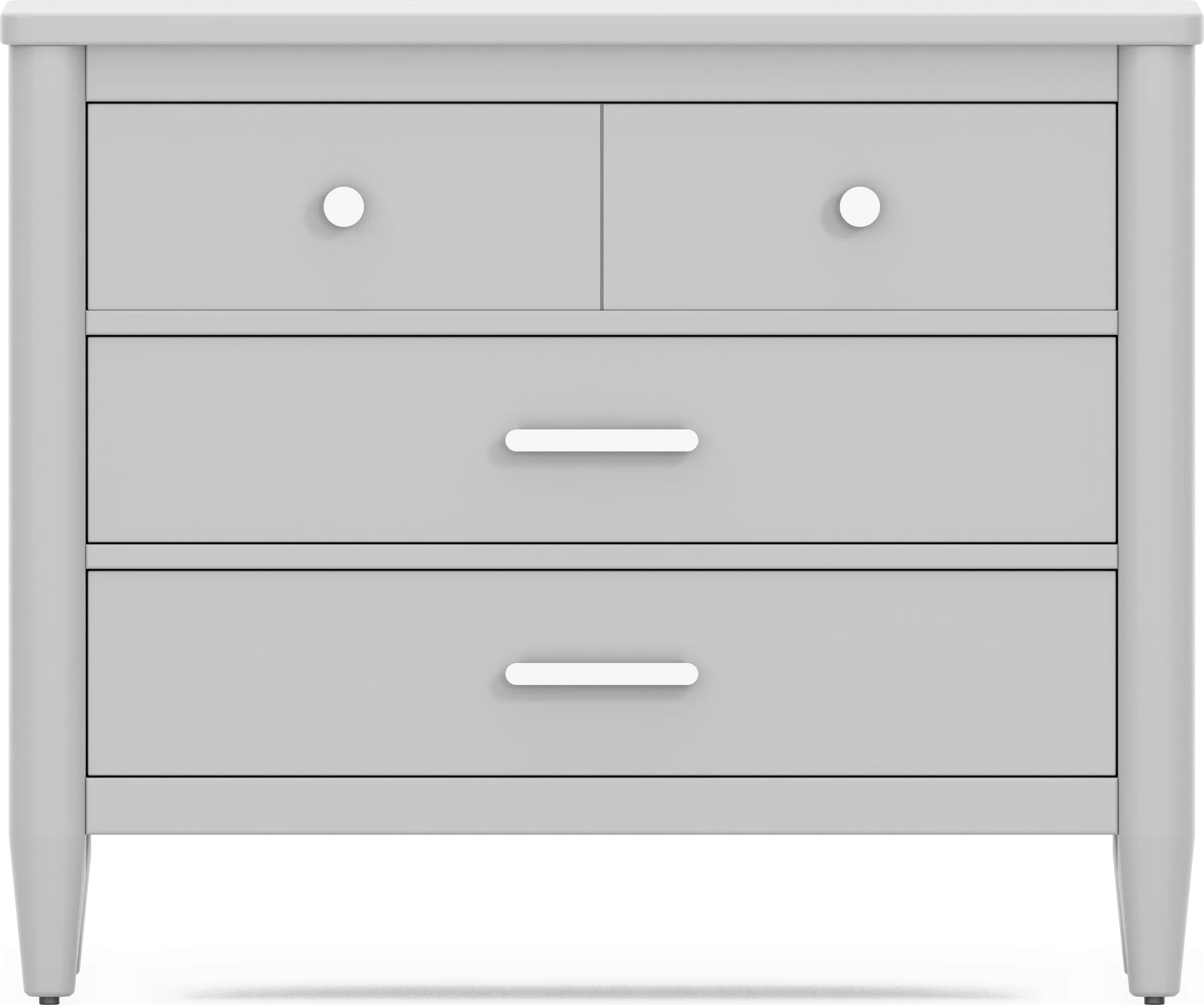Kids Modern Colors Light Gray Loft Chest - Thumbnail - Image 1