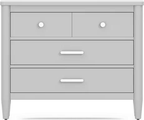 Kids Modern Colors Light Gray Loft Chest