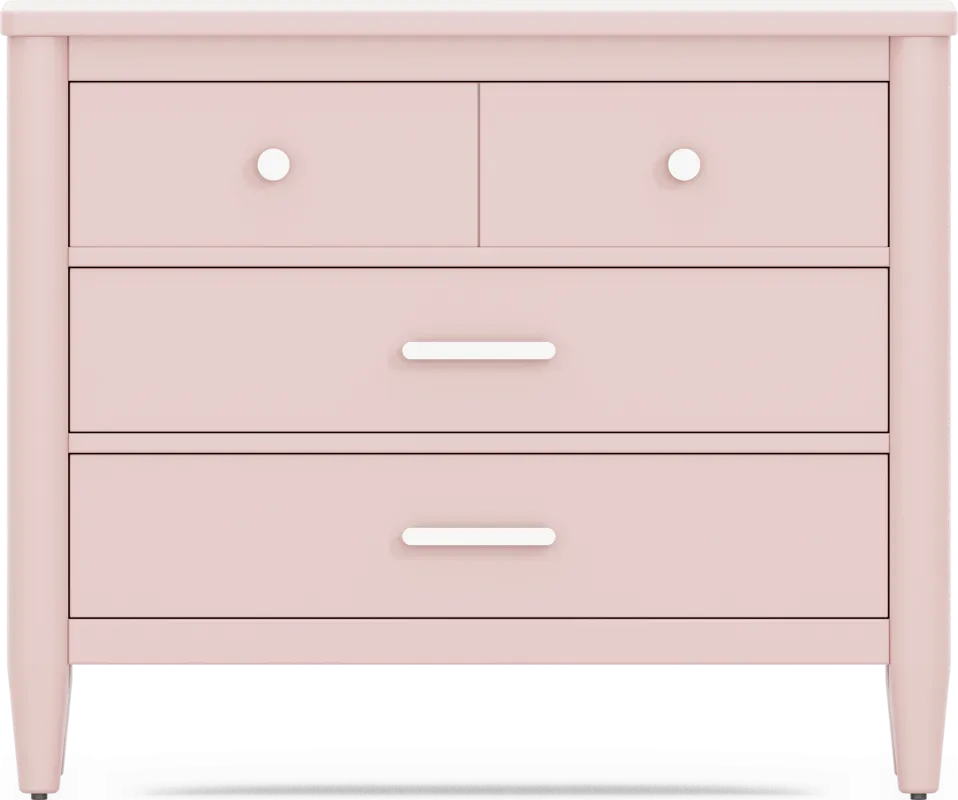Kids Modern Colors Pink Loft Chest