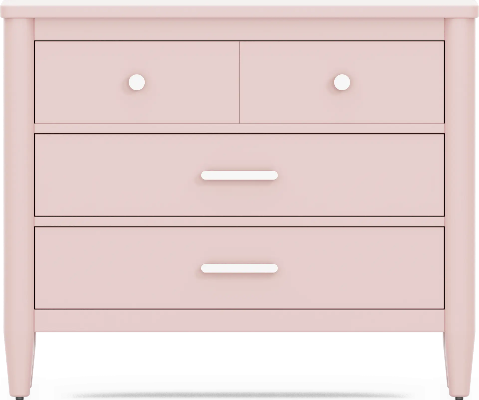 Kids Modern Colors Pink Loft Chest