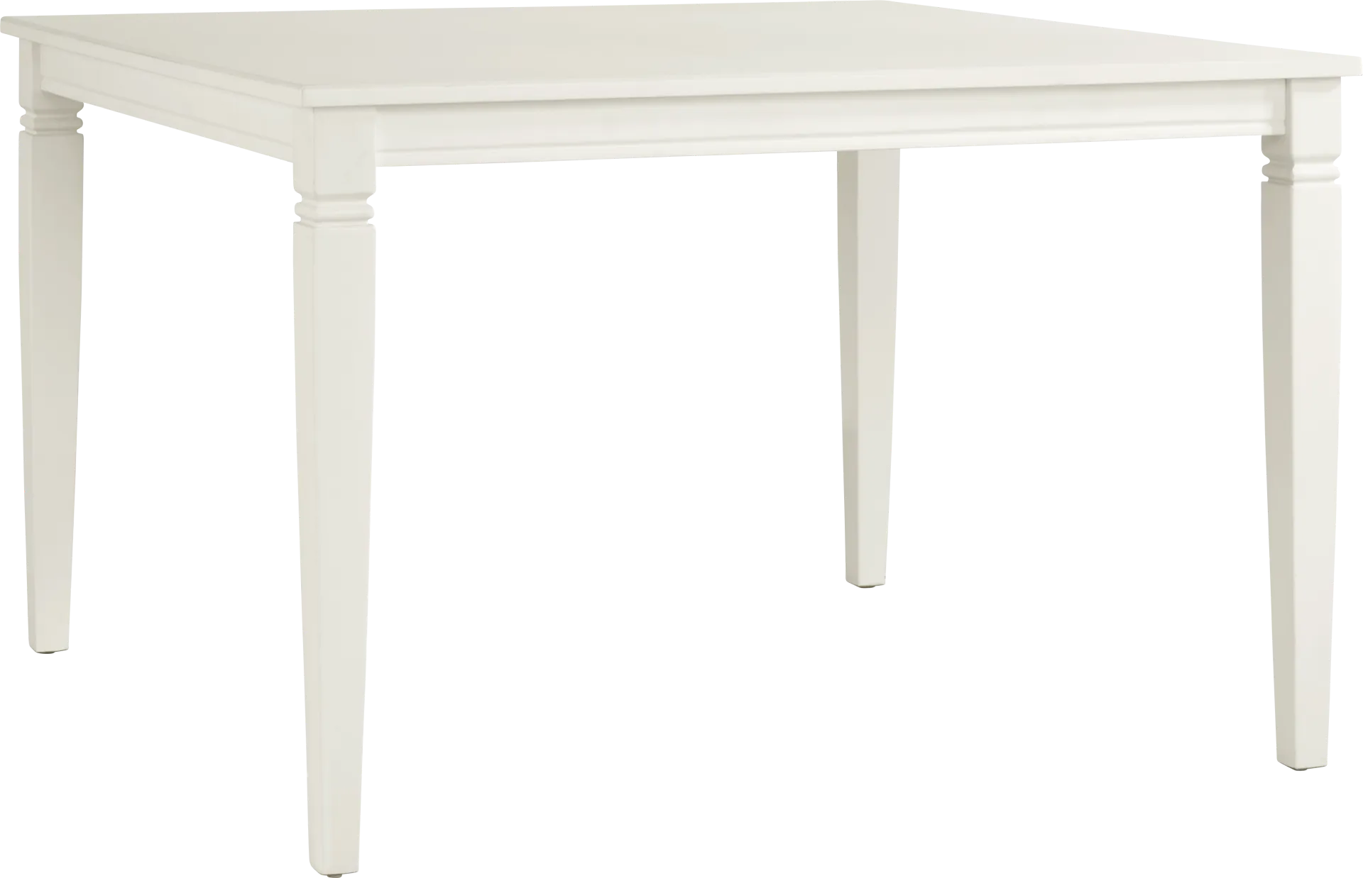 Winslow White 5 Pc Square Counter Height Dining Room with Upholstered Stools - Image 2