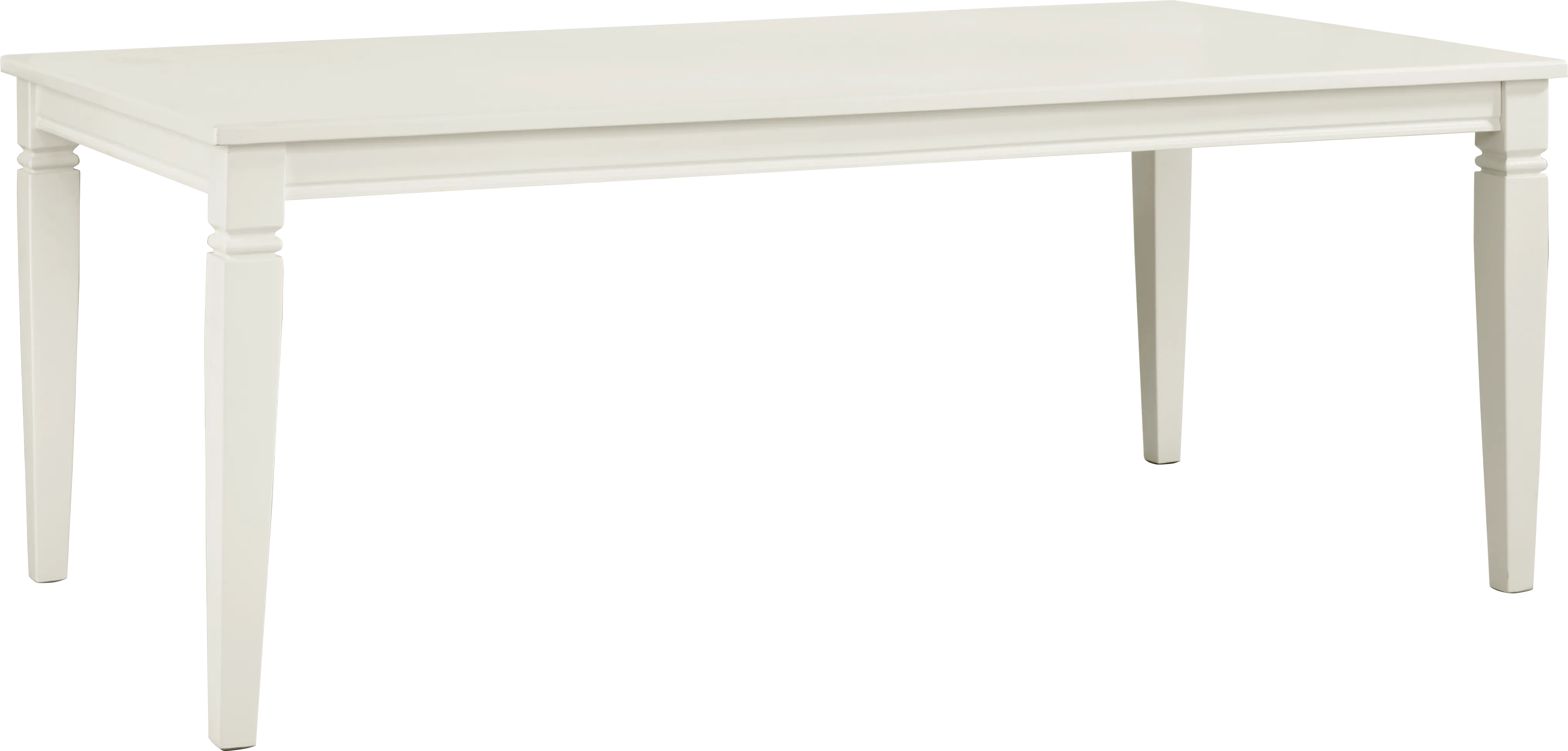 Winslow White 5 Pc Rectangle Dining Room with X-Back Chairs - Thumbnail - Image 2