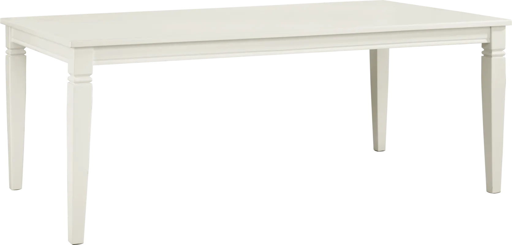 Winslow White Rectangle Dining Table